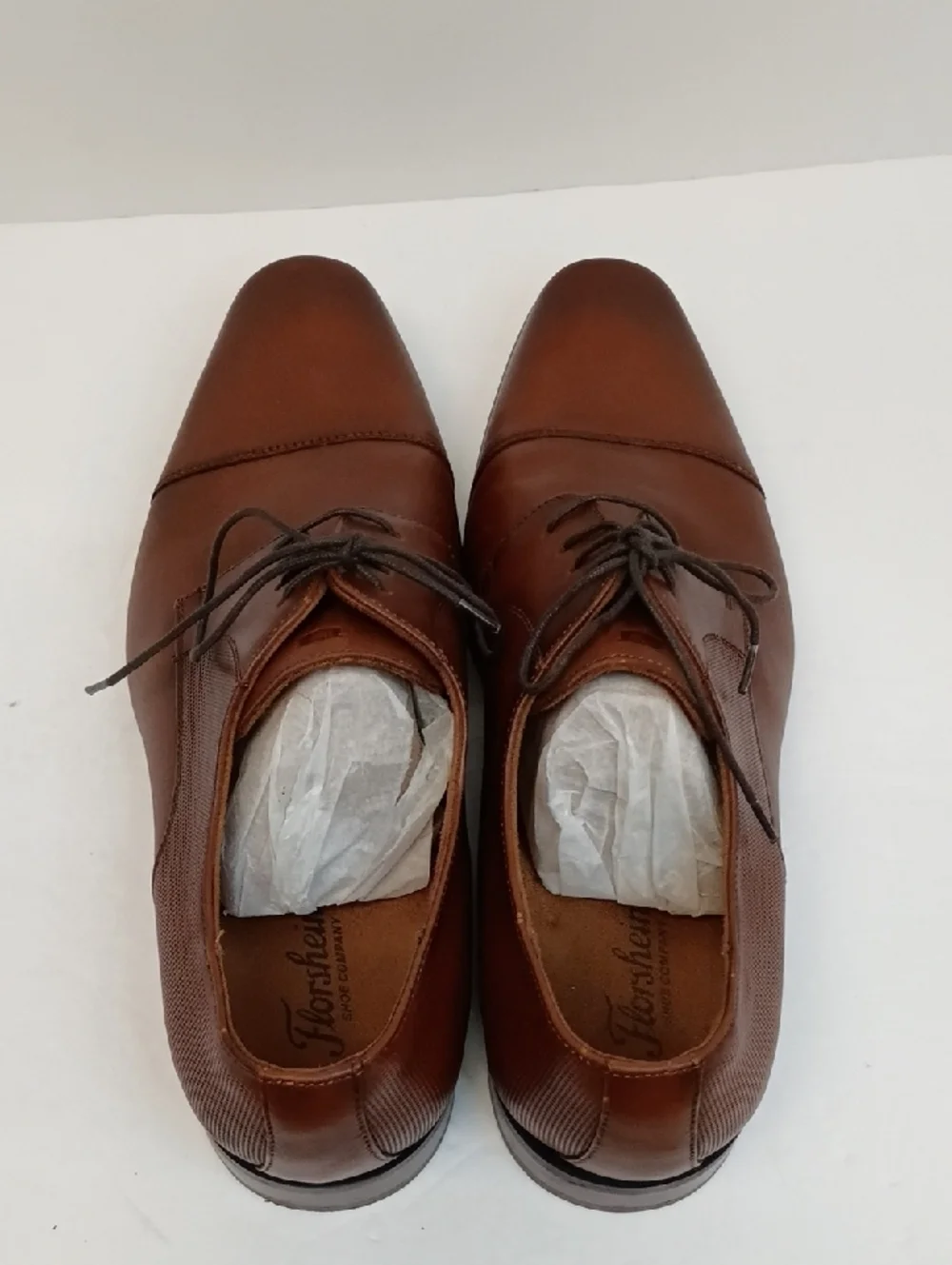 Florsheim Brown Leather Cap Toe Oxford Dress Shoes Size 13